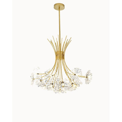 Crystal Flower Bouquet Chandelier