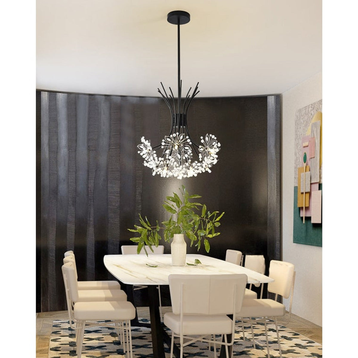 Crystal Flower Bouquet Chandelier
