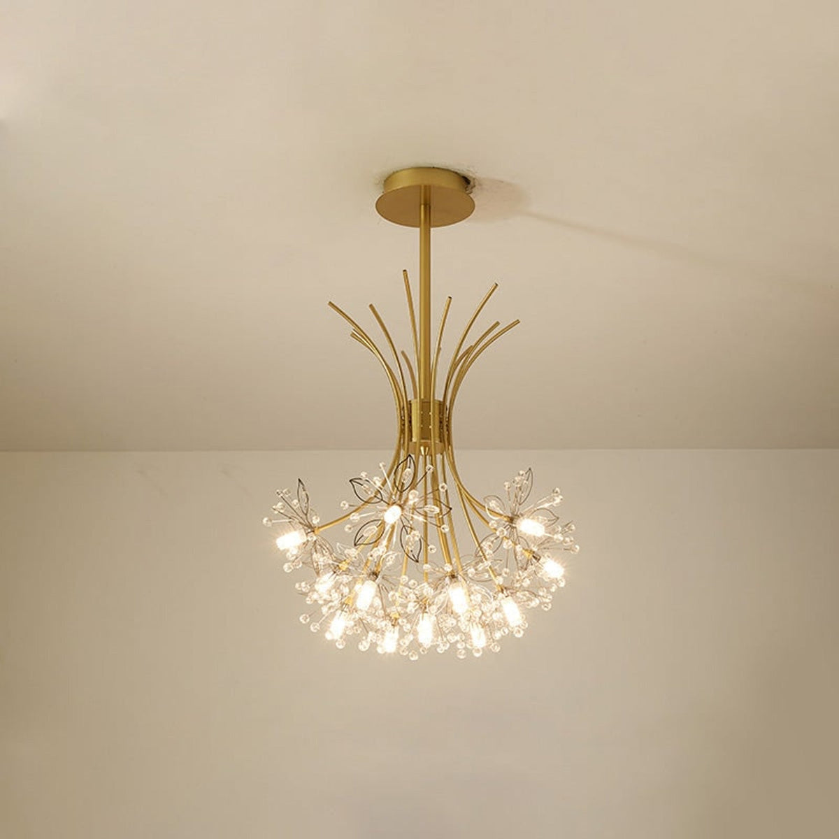 Crystal Flower Bouquet Chandelier