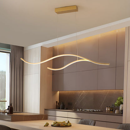 Linear LED Pendant Light for Dining Table