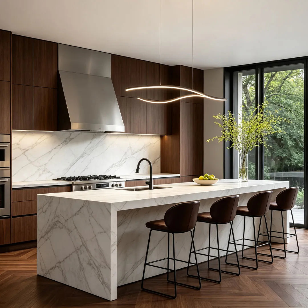 Linear LED Pendant Light for Dining Table
