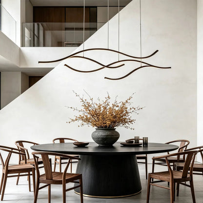 Linear LED Pendant Light for Dining Table
