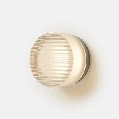 Modern glass LED wall light product view