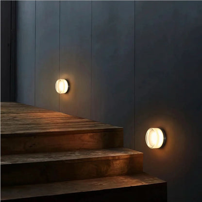 Dimmable glass wall light for modern interiors