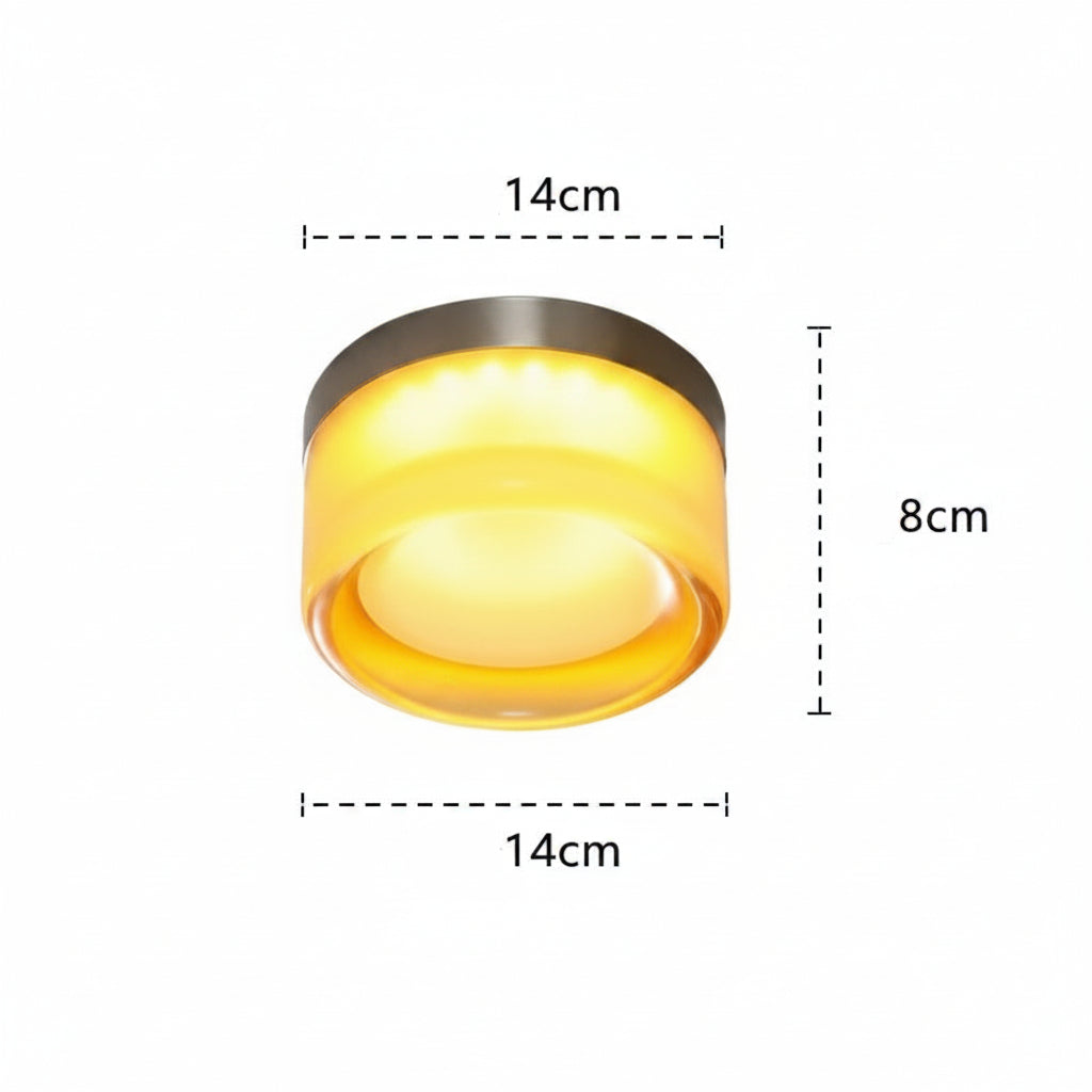 Dimmable LED glass wall sconce product details