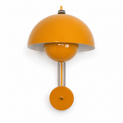 Yellow Flowerpot-style wall lamp