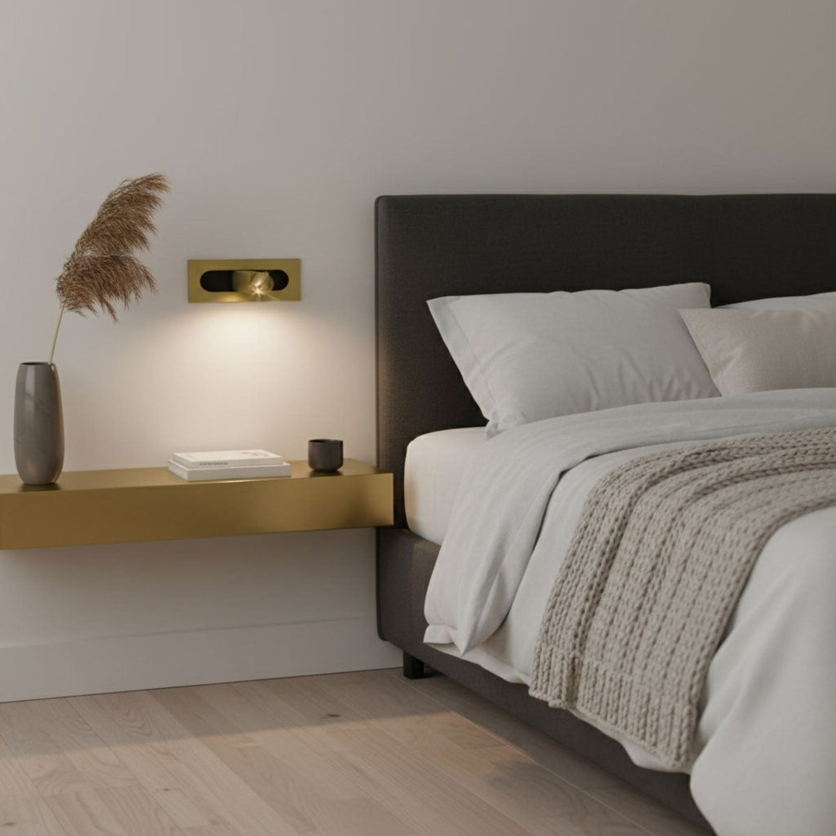 Foldaway Aluminium Reading Wall Light — product view 7