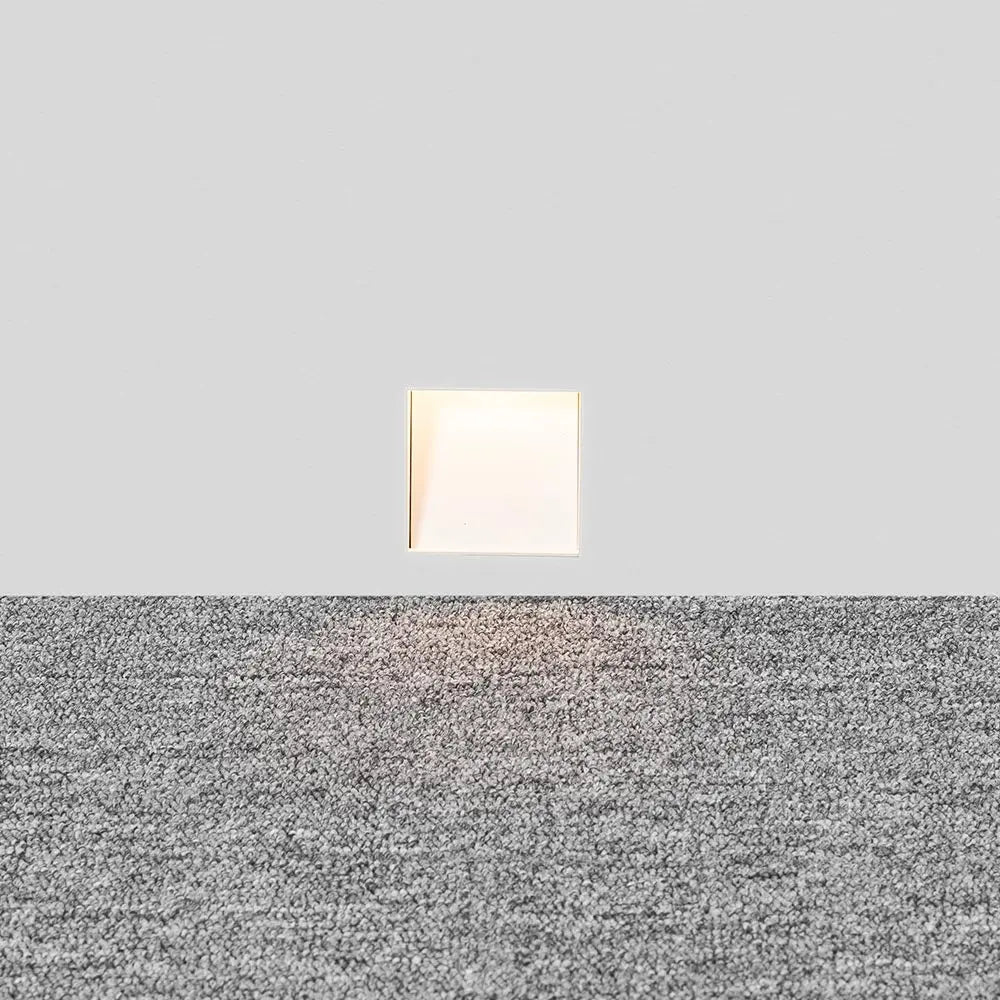 Frameless Recessed LED Step Light with Sensor Option — product view 4
