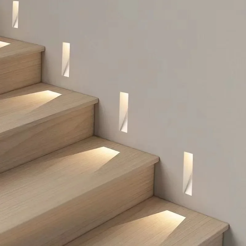 Frameless Recessed LED Step Light with Sensor Option — product view 6