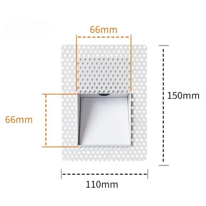 Frameless Recessed LED Step Light with Sensor Option — product view 19