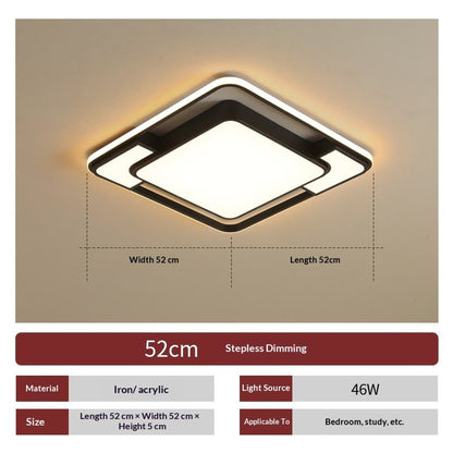 Geometric LED Ceiling Light with Layered Frame