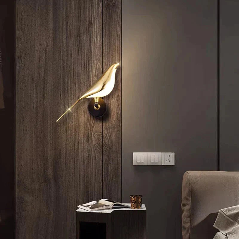 Gold Bird LED Wall Light
