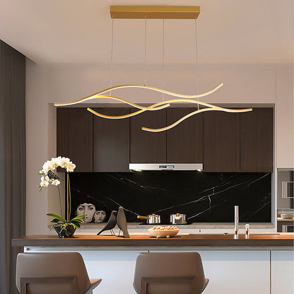 Linear LED Pendant Light for Dining Table