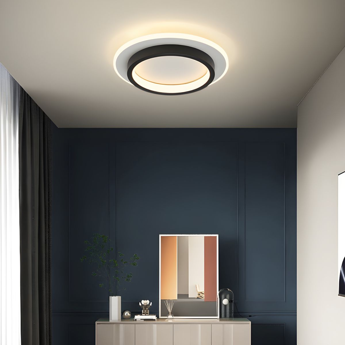 Halo Edge LED Flush Ceiling Light