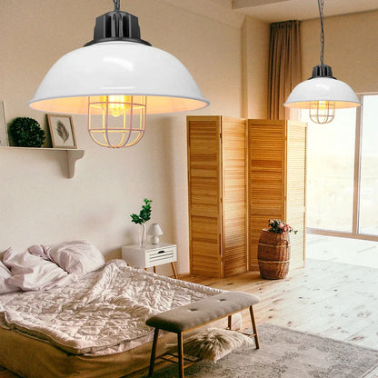 Vintage Industrial Dome Pendant Light