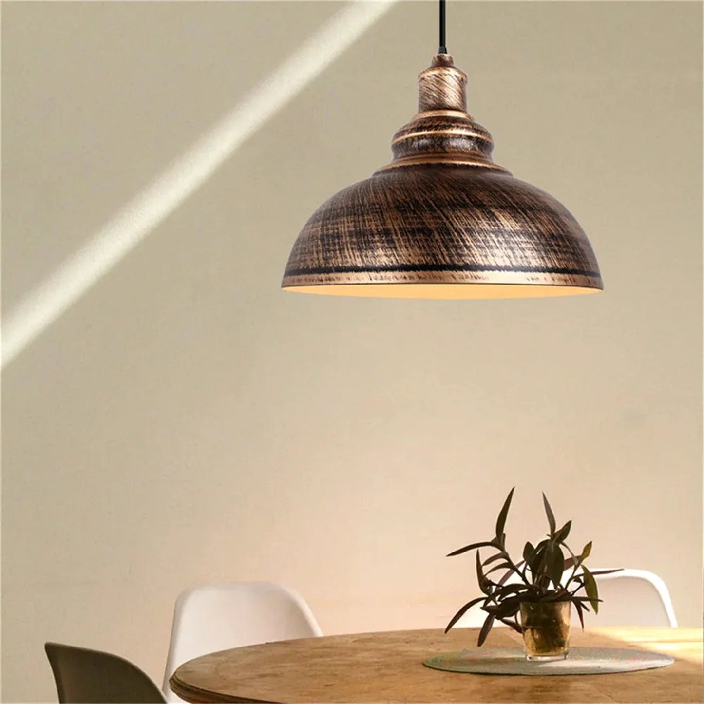 Vintage Industrial Dome Pendant Light