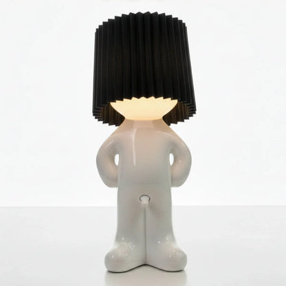 Larry table lamp with black shade