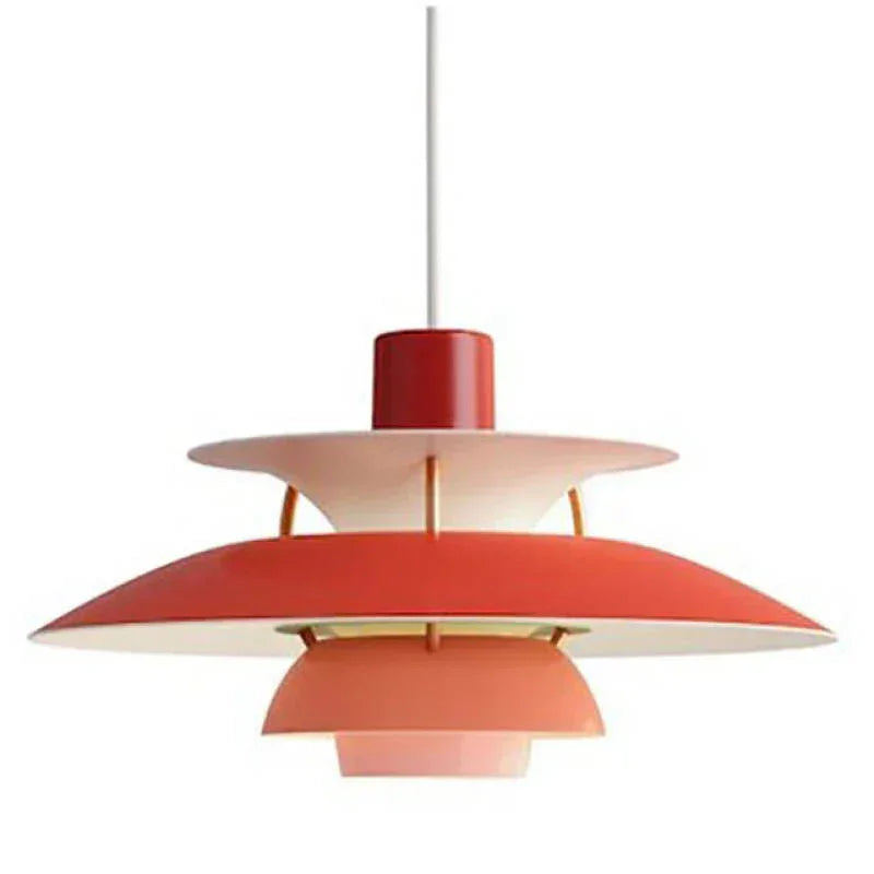 Red layered pendant