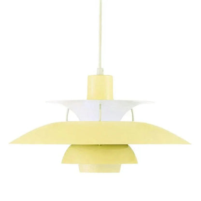 Yellow layered pendant
