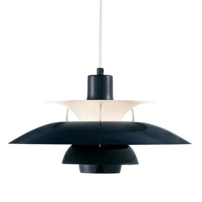 Black layered pendant