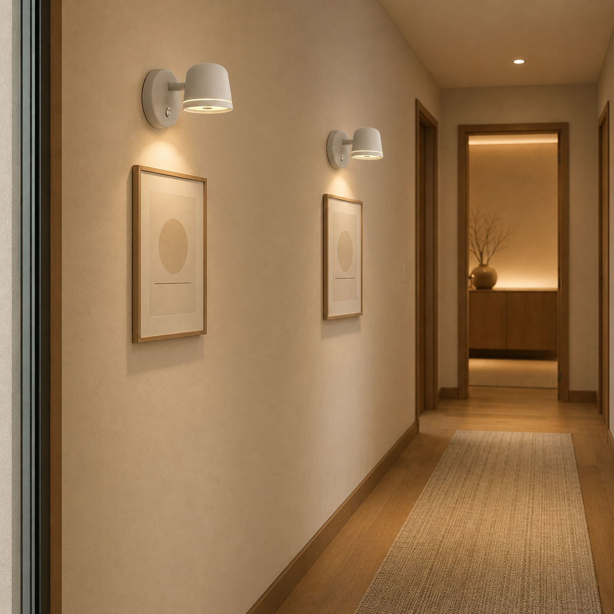 LED bedside wall light for bedroom