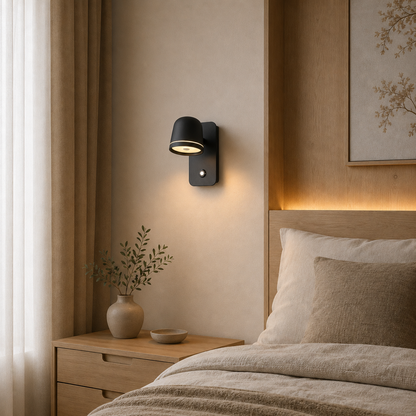 LED bedside wall light for bedroom