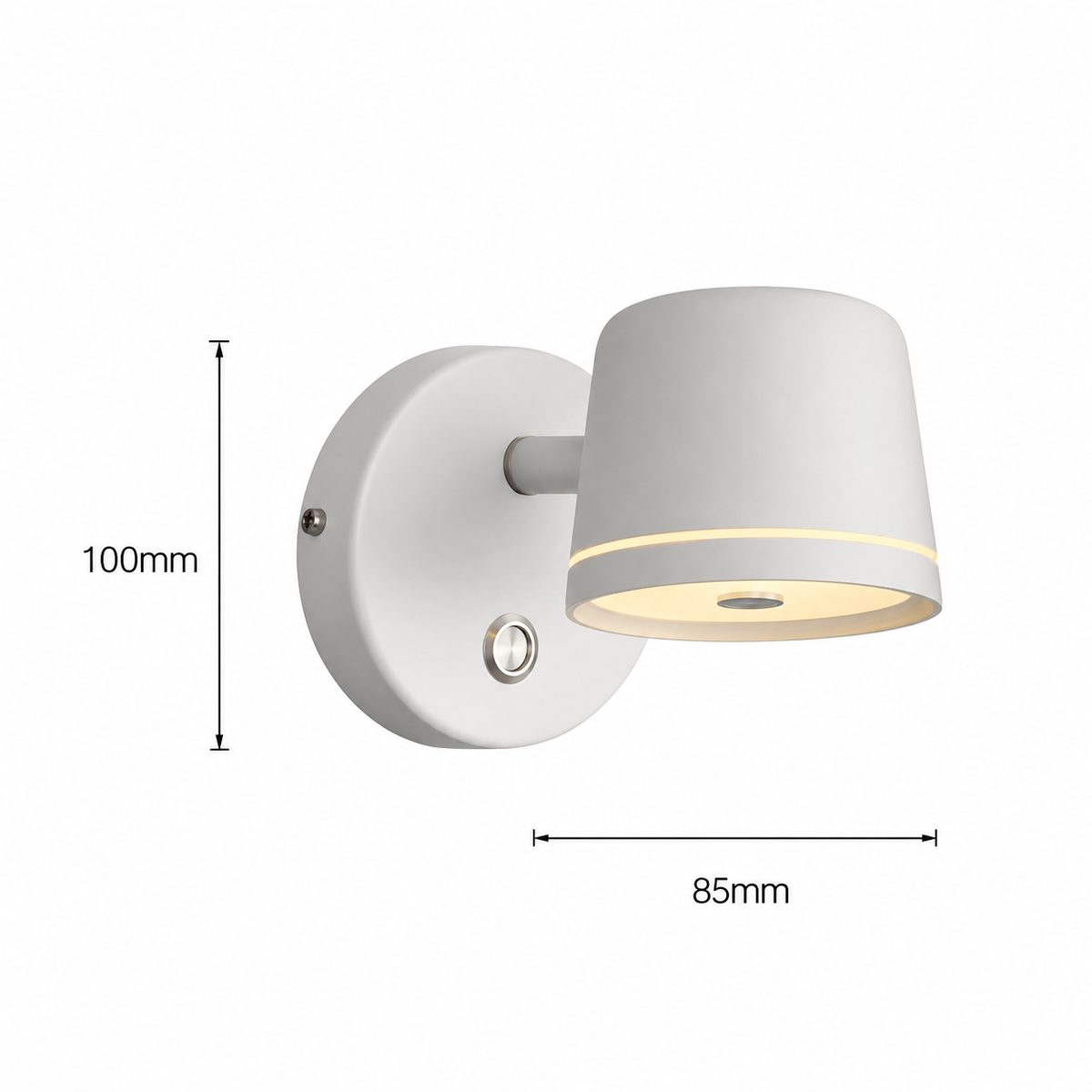 LED bedside wall light for bedroom