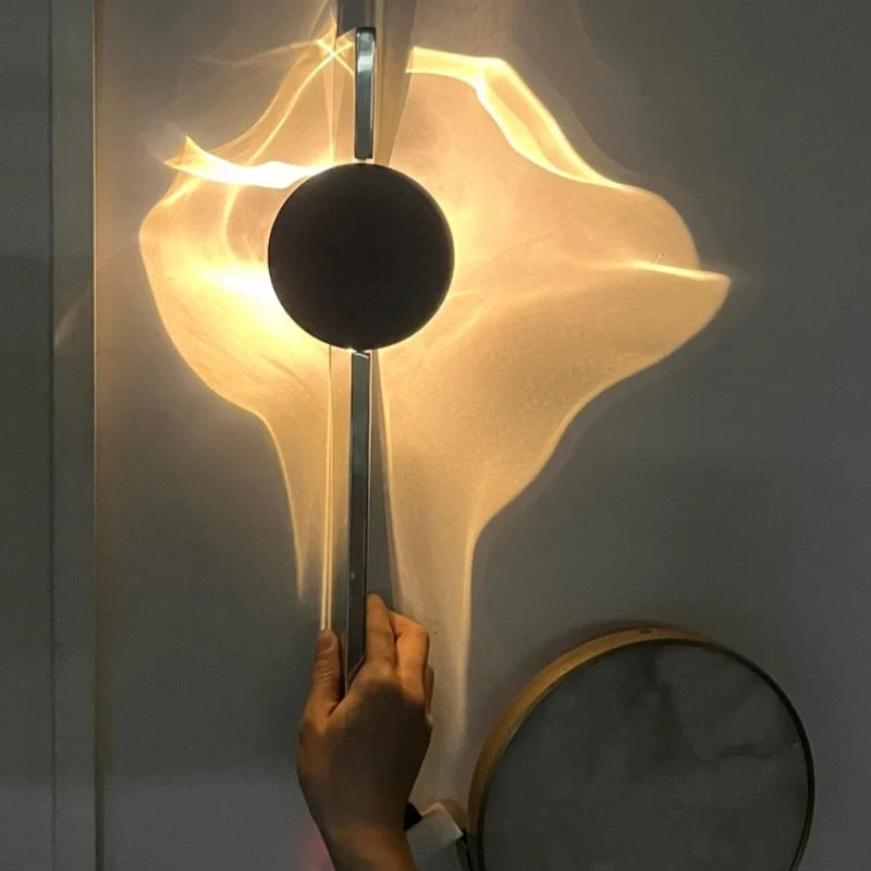 LED Wall Light with Water Ripple Effect