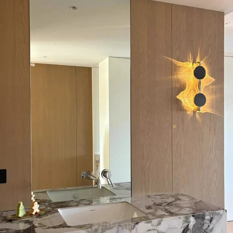 LED Wall Light with Water Ripple Effect