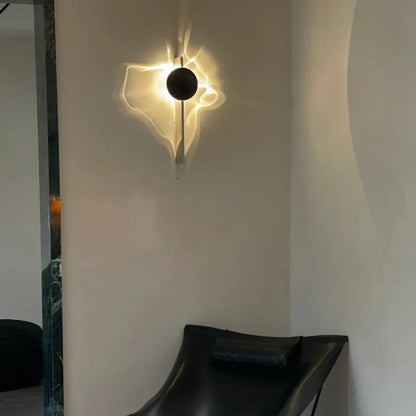 LED Wall Light with Water Ripple Effect