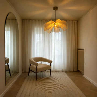 Nordic Wabi Sabi Fabric Pendant Light