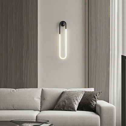 Loop LED Wall Light with Globe Detail