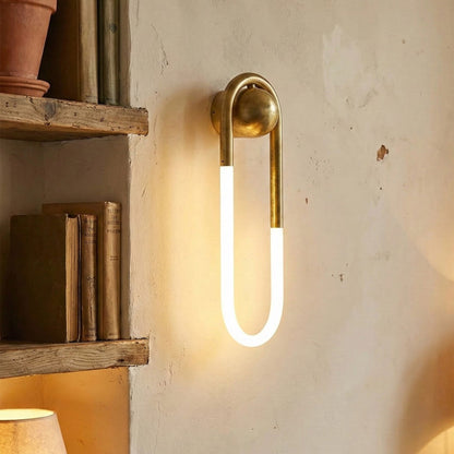 Loop LED Wall Light with Globe Detail