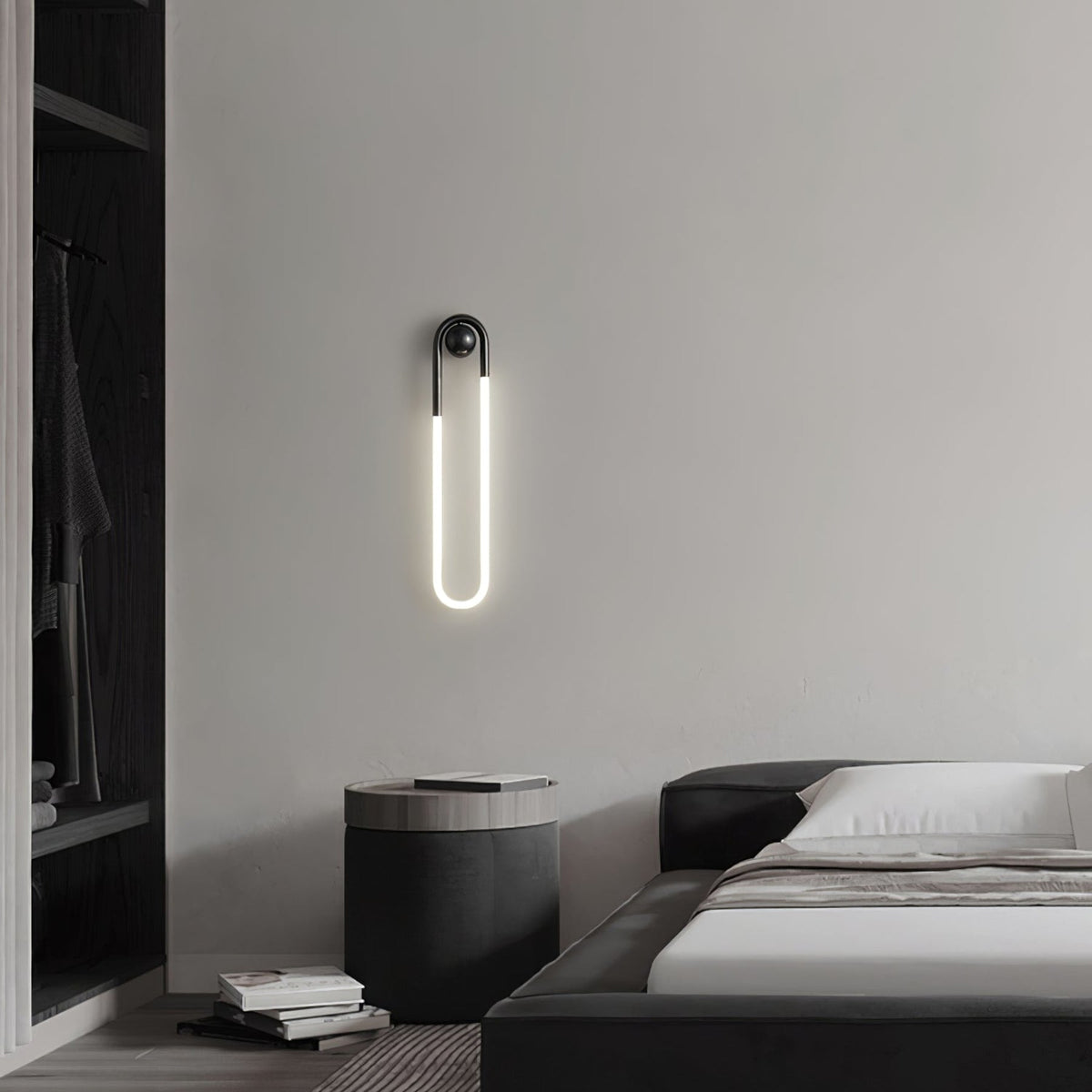 Loop LED Wall Light with Globe Detail
