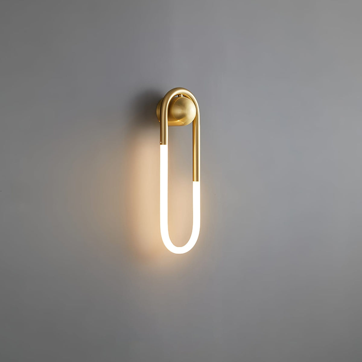 Loop LED Wall Light with Globe Detail