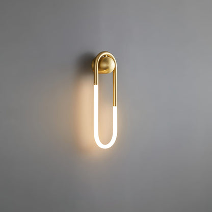 Loop LED Wall Light with Globe Detail