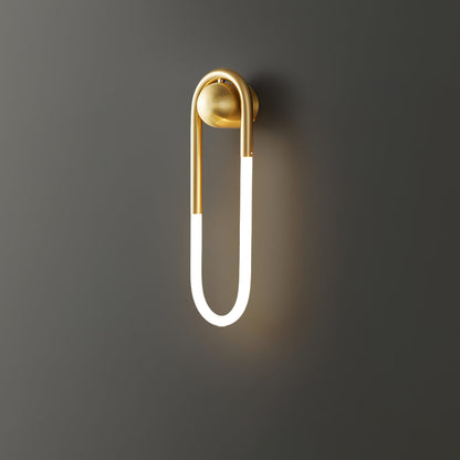 Loop LED Wall Light with Globe Detail