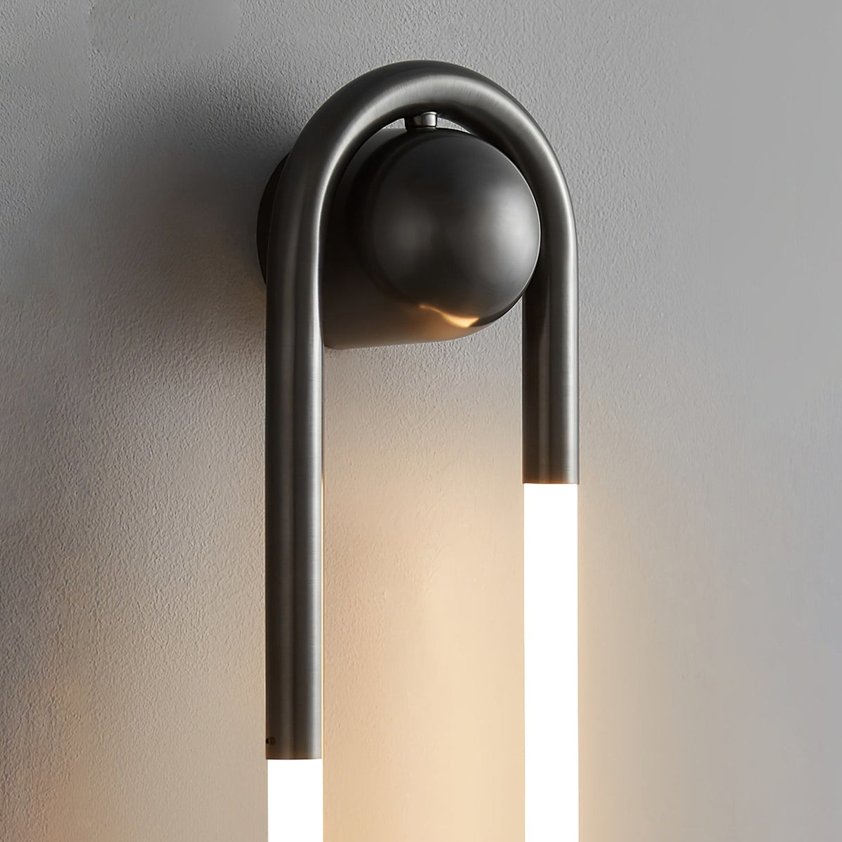 Loop LED Wall Light with Globe Detail