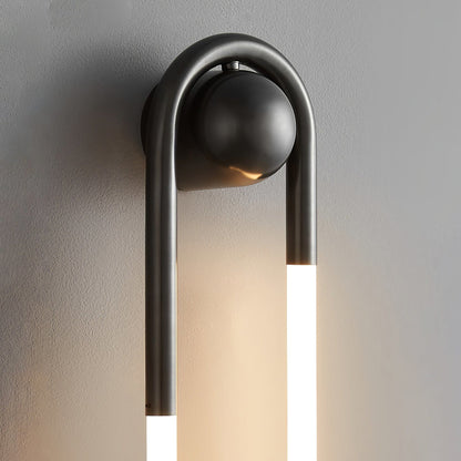 Loop LED Wall Light with Globe Detail
