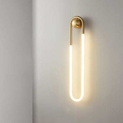 Loop LED Wall Light with Globe Detail