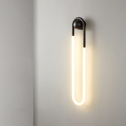 Loop LED Wall Light with Globe Detail