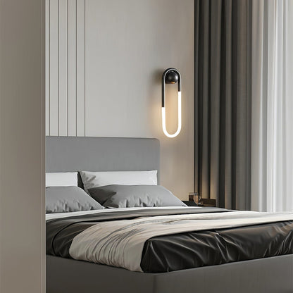 Loop LED Wall Light with Globe Detail