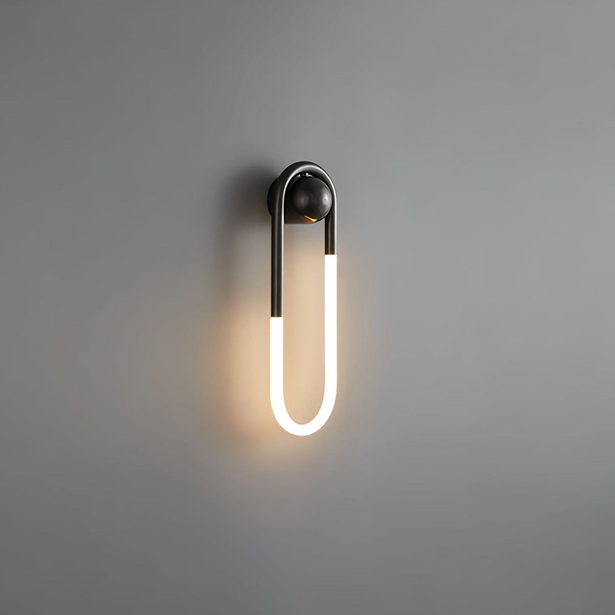 Loop LED Wall Light with Globe Detail