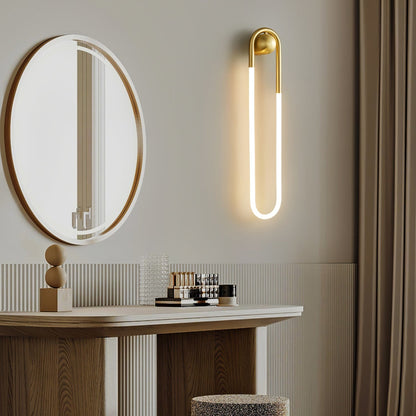 Loop LED Wall Light with Globe Detail