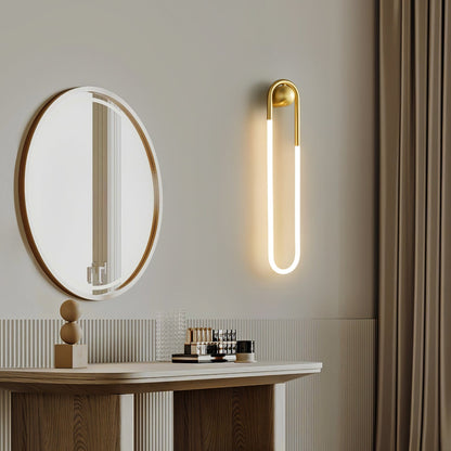 Loop LED Wall Light with Globe Detail