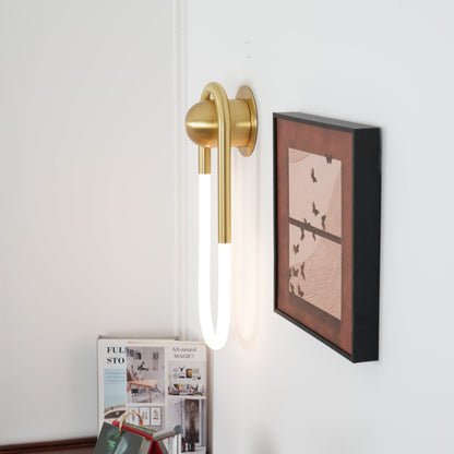 Loop LED Wall Light with Globe Detail