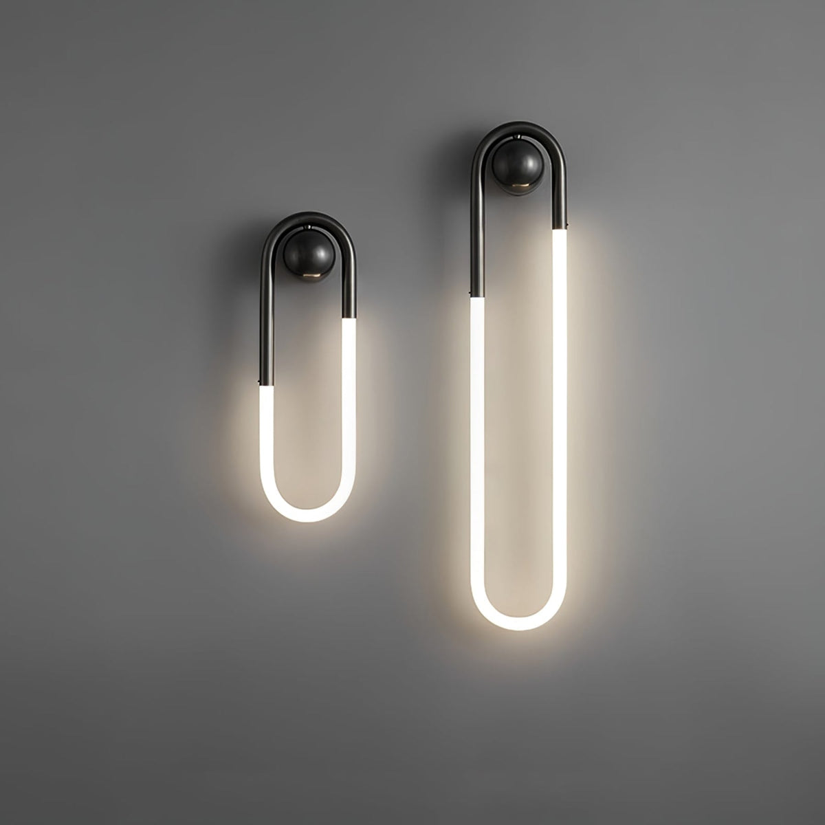 Loop LED Wall Light with Globe Detail