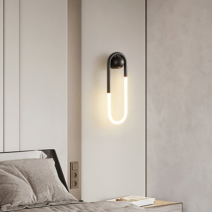 Loop LED Wall Light with Globe Detail