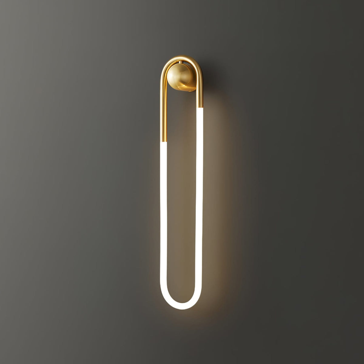 Loop LED Wall Light with Globe Detail