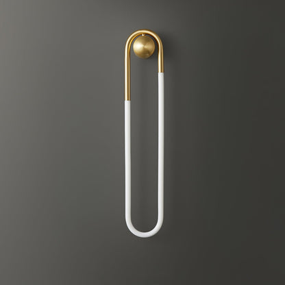 Loop LED Wall Light with Globe Detail